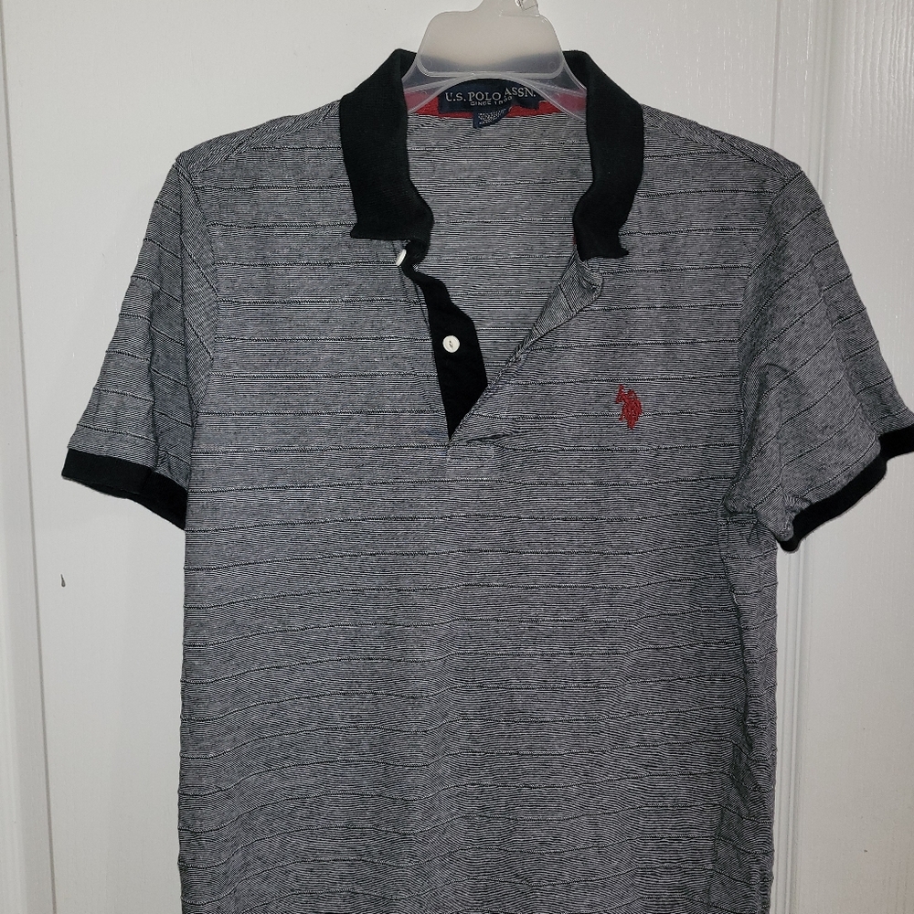 U.S. Polo Assn. Gray Polo Shirt for Men
